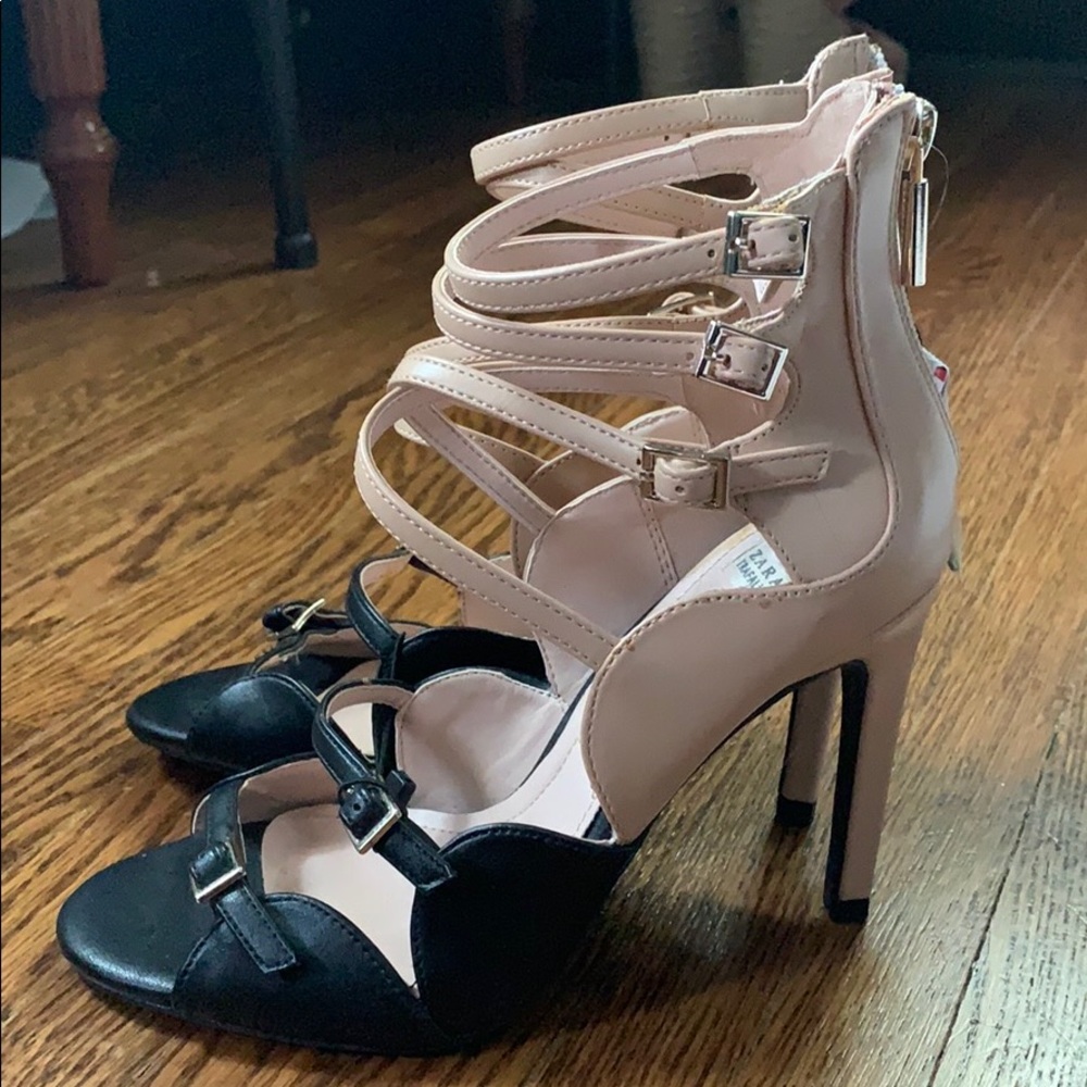 Zara multi-color heels